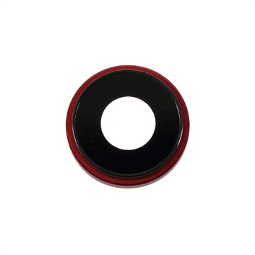 Support Lentille Apple iPhone XR Rouge