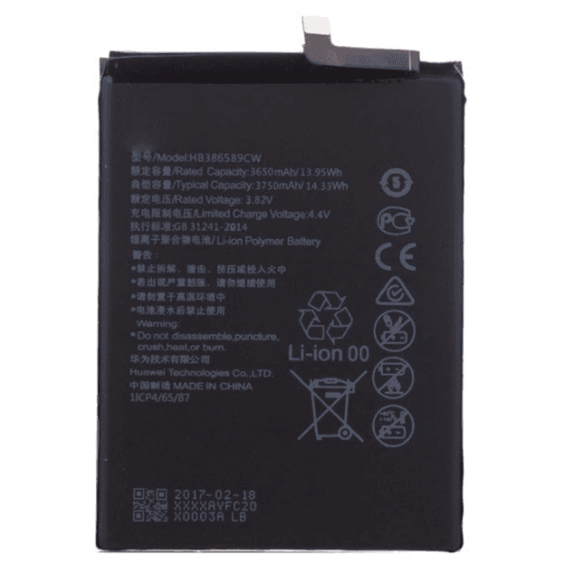 Batterie Premium Huawei Mate 20 Lite/Nova 5T/P10 Plus Honor 20/View 10 HB386589ECW