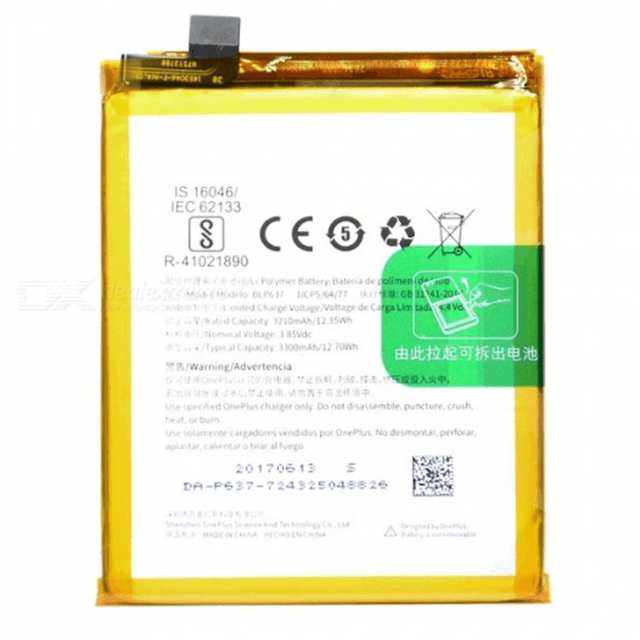 Batterie Premium OnePlus 5/5T BLP637
