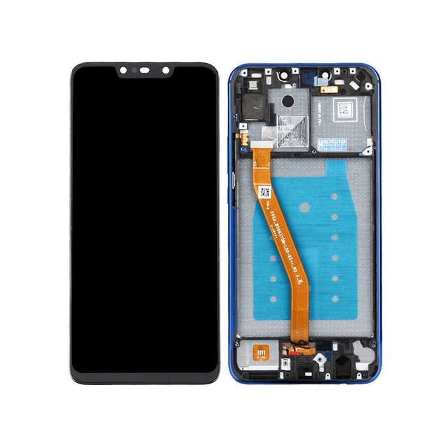 Ecran Tactile avec Châssis Huawei P Smart Plus 2018 Bleu