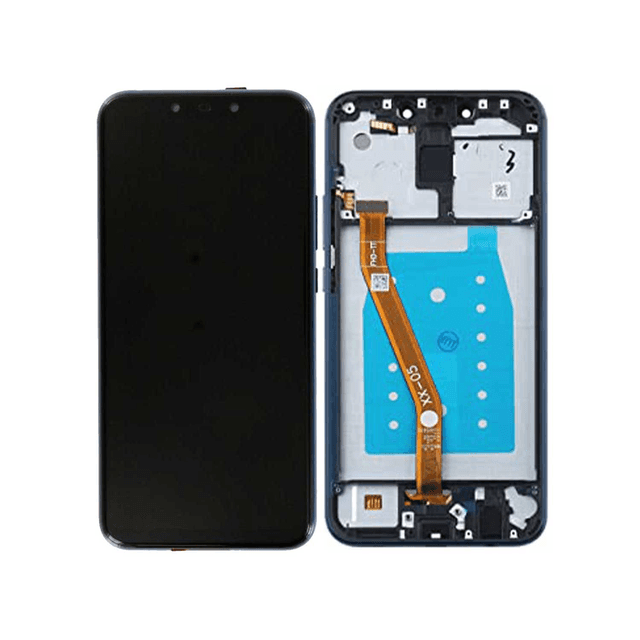 Ecran Tactile avec Châssis Huawei Mate 20 Lite Bleu