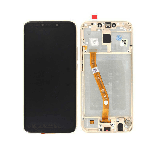 Ecran Tactile OEM avec Châssis Huawei Mate 20 Lite Or