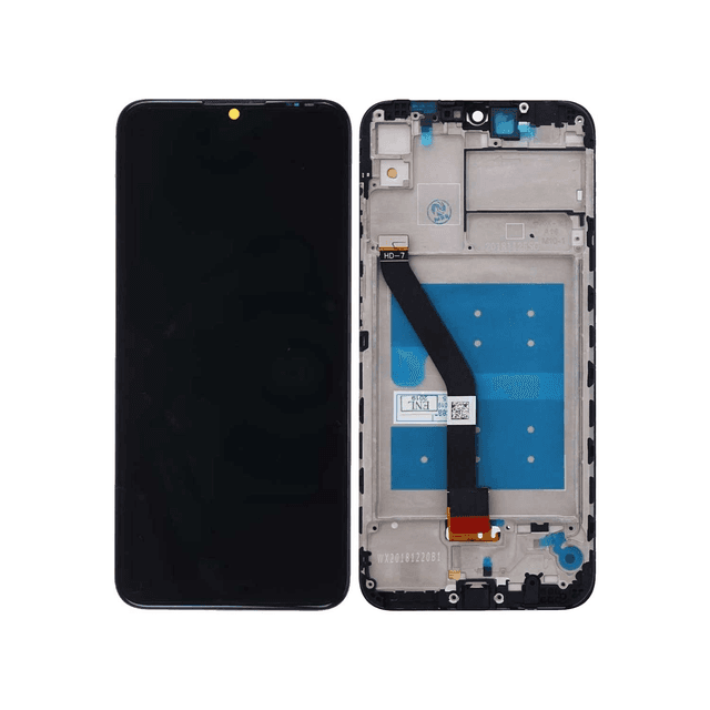 Ecran Tactile avec Châssis Huawei Y6 2019 Noir