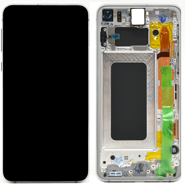 Ecran Tactile Original Refurb avec Châssis (PIEC) Samsung Galaxy S10e G970 Blanc