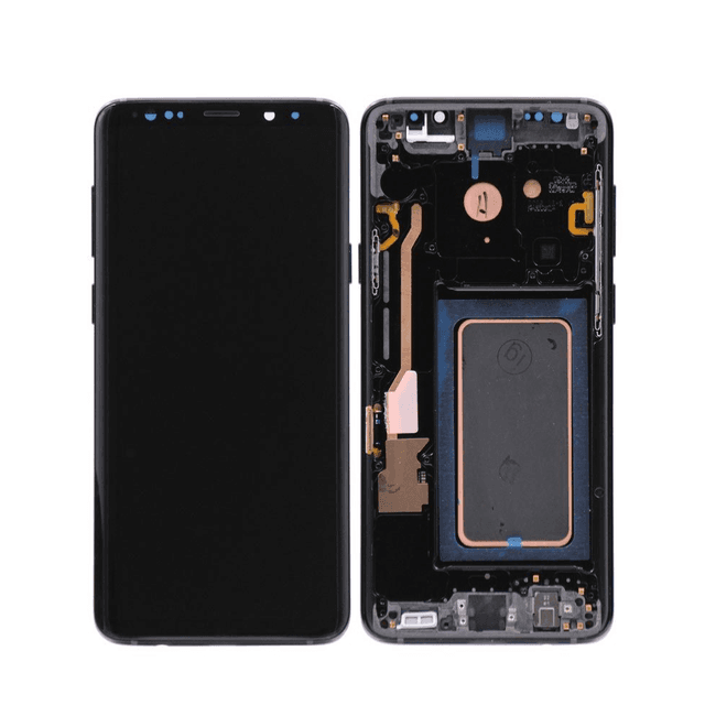 Ecran Tactile Original Refurb avec Châssis (PIEC) Samsung Galaxy S9 Plus G965 Noir