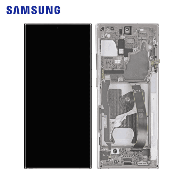 Ecran Tactile Original Samsung Galaxy Note 20 Ultra 5G N986/Galaxy Note 20 Ultra N985 GH82-23596C GH82-23597C GH82-31461C Blanc Mystique
