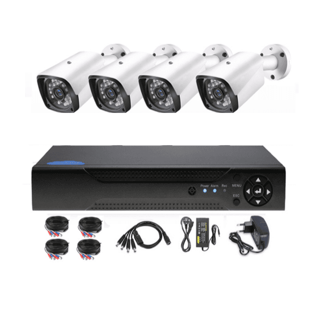 Kit de Vidéosurveillance 4 Caméras AHD DVR (EM-AHD2004KXA)