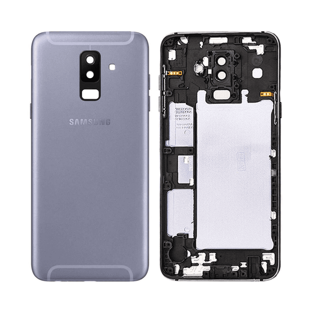 Cache Arrière Premium Samsung Galaxy A6 Plus A605 Argent