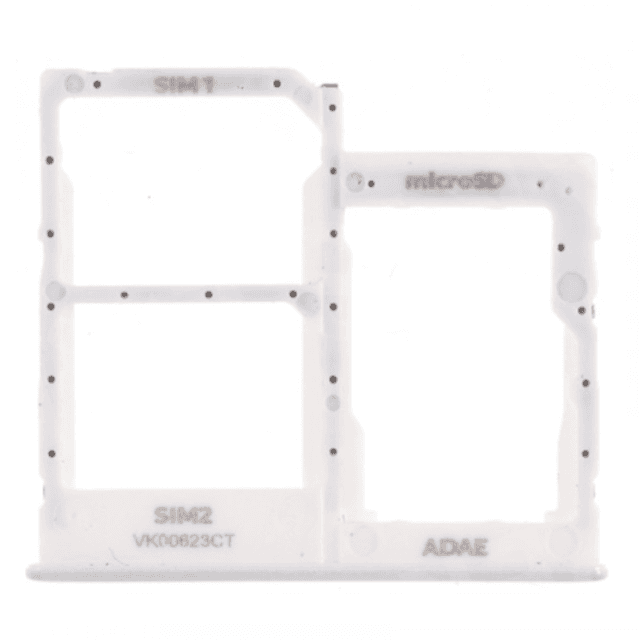 Tiroir Sim Premium Samsung Galaxy A41 A415 Blanc