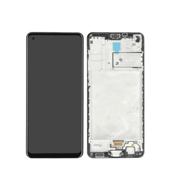 Ecran Tactile Premium avec Châssis Samsung Galaxy A21S A217F Noir
