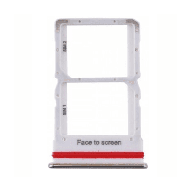 Tiroir Sim Premium Xiaomi Mi Note 10 Lite Blanc