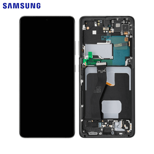 Ecran Tactile Original Samsung Galaxy S21 Ultra 5G G998 GH82-26035A GH82-26036A GH82-26039A GH82-24589A Phantom Black