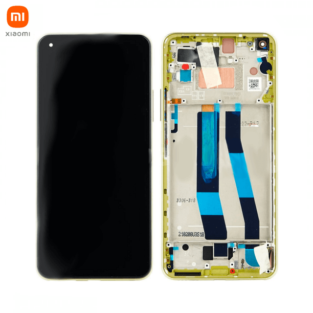 Ecran Tactile Original Xiaomi Mi 11 Lite 5G 56000J00K900 Jaune Citron