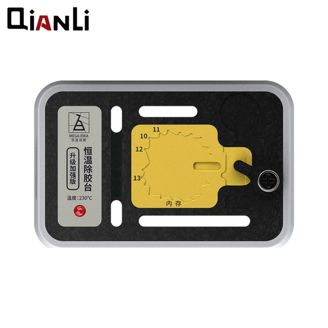 Plateforme de Préchauffage pour Composants QianLi MEGA-IDEA Hot Stone pour iPhone CPU A10, A11, A12 & A13