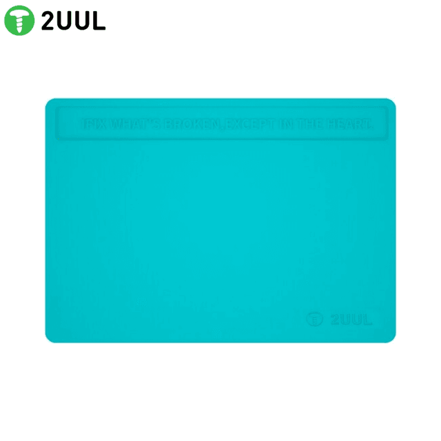 Tapis de Réparation Silicone à Isolation Thermique 2UUL Anti Poussière Bleu
