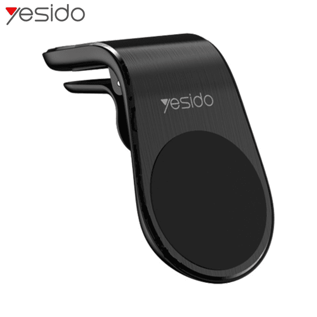 Support Smartphone Magnétique pour Voiture Yesido C64 (Grille d'Aération) Noir