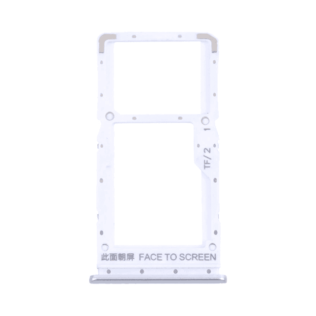 Tiroir Sim Premium Xiaomi Redmi Note 10 5G/Poco M3 Pro 5G Argent Chrome