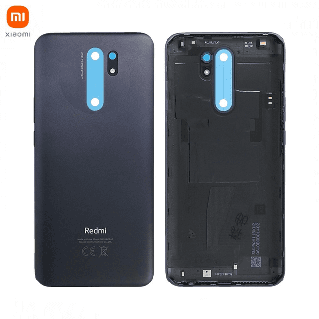 Cache Arrière Original Xiaomi Redmi 9 55050000K4K1 Gris Carbone