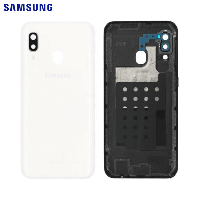 Cache Arrière Original Samsung Galaxy A20e A202 GH82-20125B Blanc