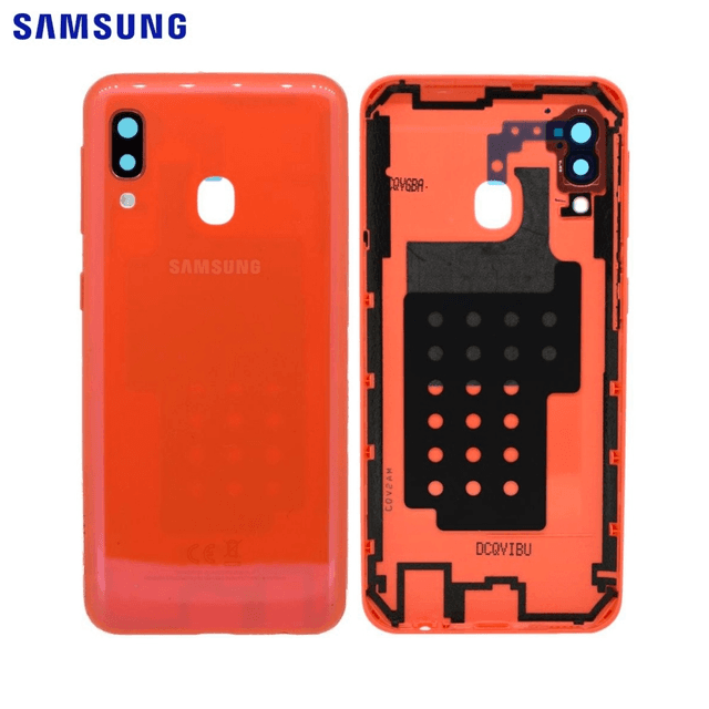 Cache Arrière Original Samsung Galaxy A20e A202 GH82-20125D Corail