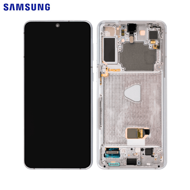 Ecran Tactile Original Samsung Galaxy S21 Plus 5G G996 GH82-24553C GH82-24554C Phantom Silver