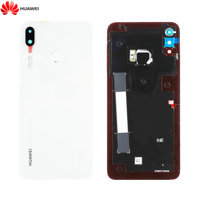 Cache Arrière Original Huawei P Smart Plus 2018 02352CAQ Blanc