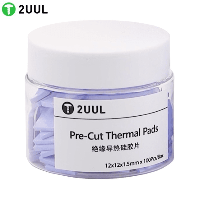 Plaques de Silicone pour Refroidissement de Composants 2UUL (x100)