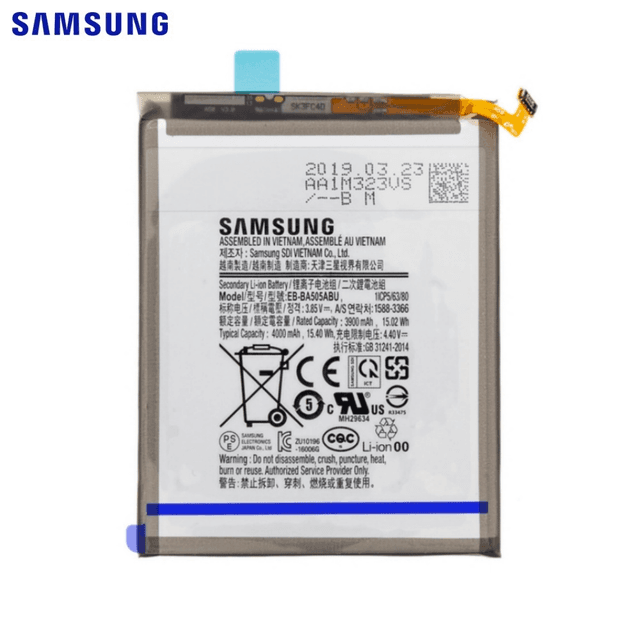 Batterie Original Samsung Galaxy A20 A205/Galaxy A50 A505/Galaxy A30 A305 GH82-19269A EB-BA505ABU