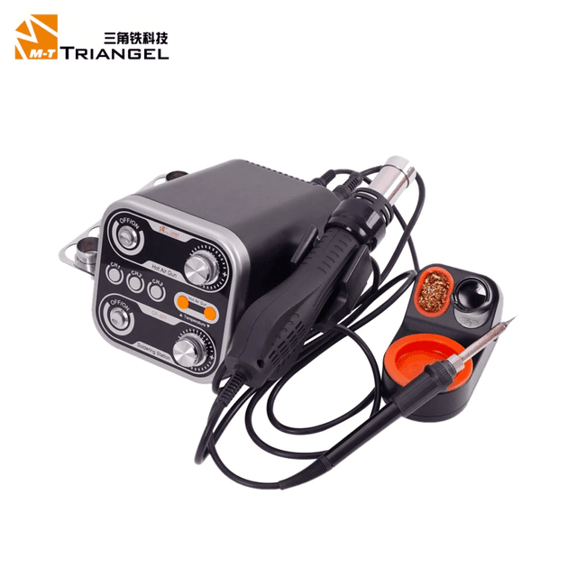 Station de Soudage 2 en 1 Fer + Air Chaud M-Triangel CP-601