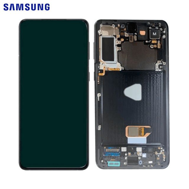 Ecran Tactile Original Samsung Galaxy S21 Plus 5G G996 GH82-27267A GH82-27268A 27272A (No Camera) Phantom Black