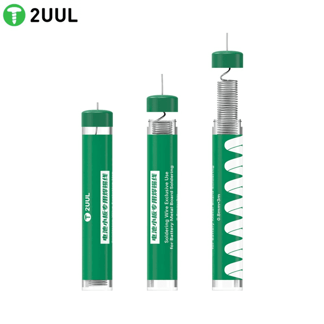 Fil à Souder Spécial Batterie 2UUL SC39 0.8mm*3m