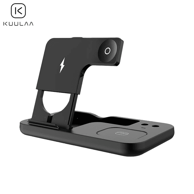 Station de Charge sans Fil Kuulaa KL-O146 4 en 1