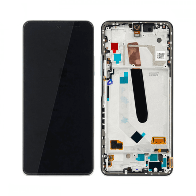 Ecran Tactile avec Châssis Xiaomi Mi 11i 5G Blanc Céleste