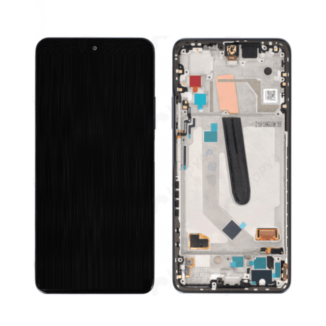 Ecran Tactile Original Pulled avec Châssis (PIEC) Xiaomi Mi 11 Pro/Mi 11X Pro Noir
