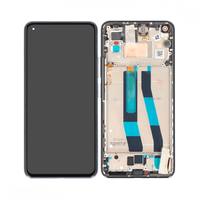 Ecran Tactile avec Châssis Xiaomi Mi 11 Lite 4G Noir Encre