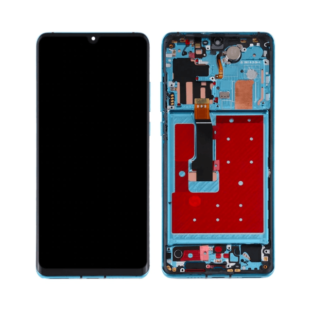 Ecran Tactile Oled avec Châssis Huawei P30 Pro/P30 Pro New Edition Aurora Blue