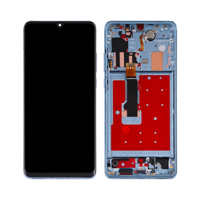 Ecran Tactile Oled avec Châssis Huawei P30 Pro/P30 Pro New Edition Nacre