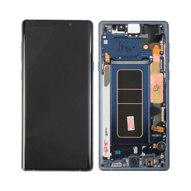 Ecran Tactile Original Refurb avec Châssis (PIEC) Samsung Galaxy Note 9 N960 Bleu