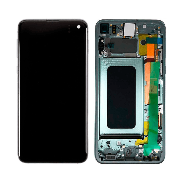 Ecran Tactile avec Châssis Samsung Galaxy S10e G970 Vert