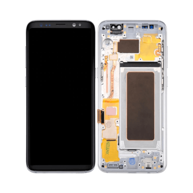 Ecran Tactile Original Refurb avec Châssis (PIEC) Samsung Galaxy S8 G950 Argent