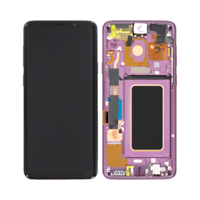 Ecran Tactile Original Refurb avec Châssis (PIEC) Samsung Galaxy S9 Plus G965 Orchidée