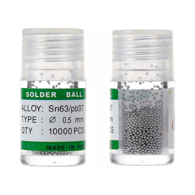Billes d'Étain 0,5mm Sn63/Pb37 (10000 pcs)