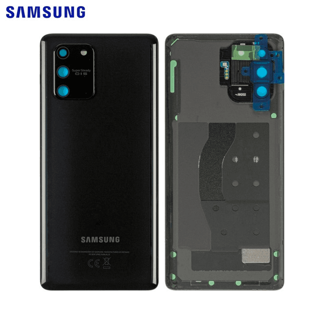 Cache Arrière Original Samsung Galaxy S10 Lite G770 GH82-21670A Noir Prismatique