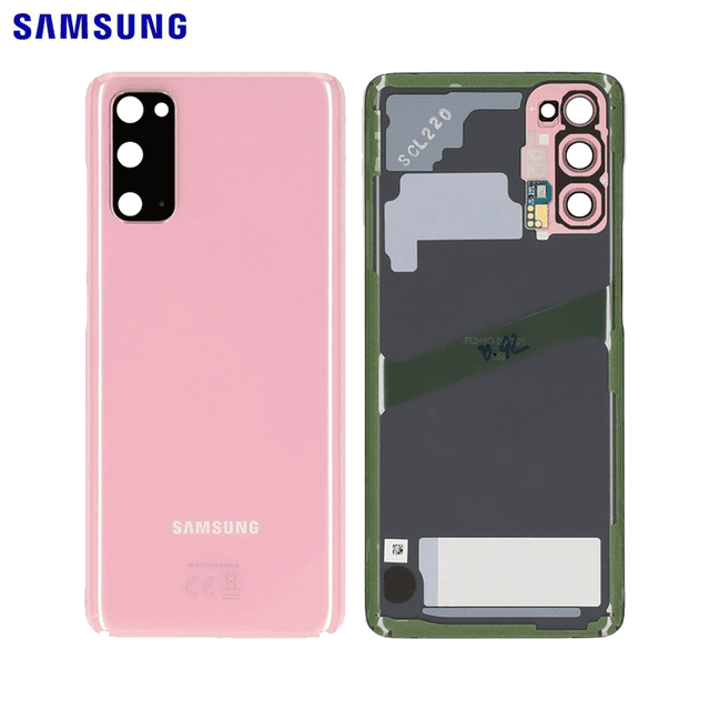 Cache Arrière Original Samsung Galaxy S20 G980/Galaxy S20 5G G981 GH82-22068C Rose