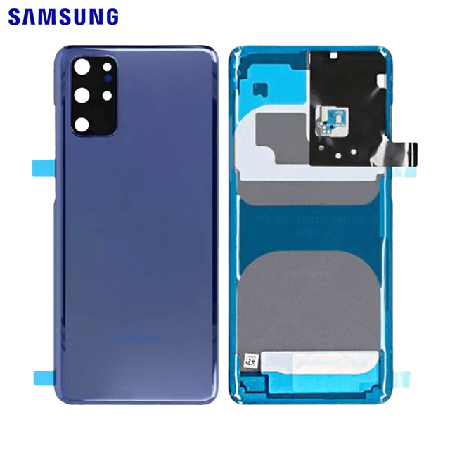 Cache Arrière Original Samsung Galaxy S20 Plus 5G G986/Galaxy S20 Plus G985 GH82-21634H Aurora Blue