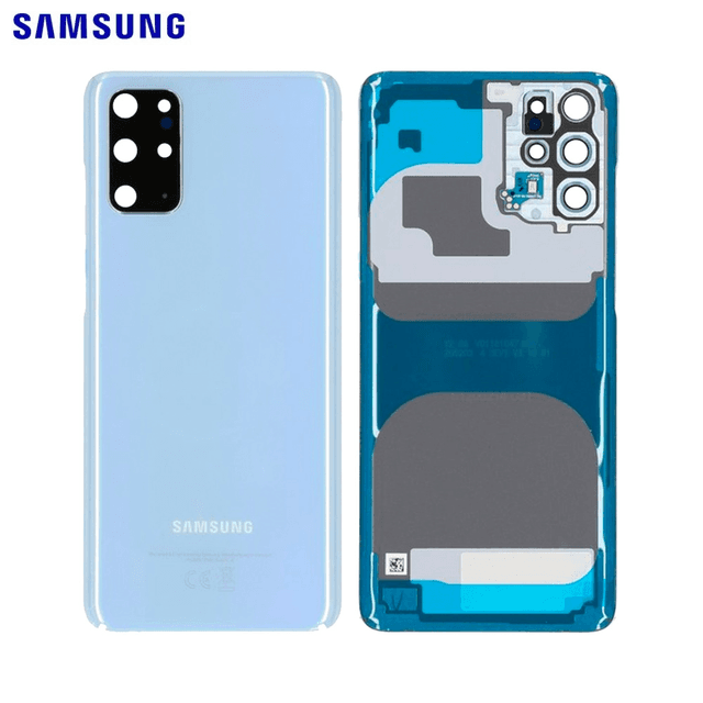 Cache Arrière Original Samsung Galaxy S20 Plus 5G G986/Galaxy S20 Plus G985 GH82-21634D GH82-22032D Bleu