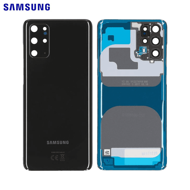 Cache Arrière Original Samsung Galaxy S20 Plus 5G G986/Galaxy S20 Plus G985 GH82-21634A GH82-22032A Noir