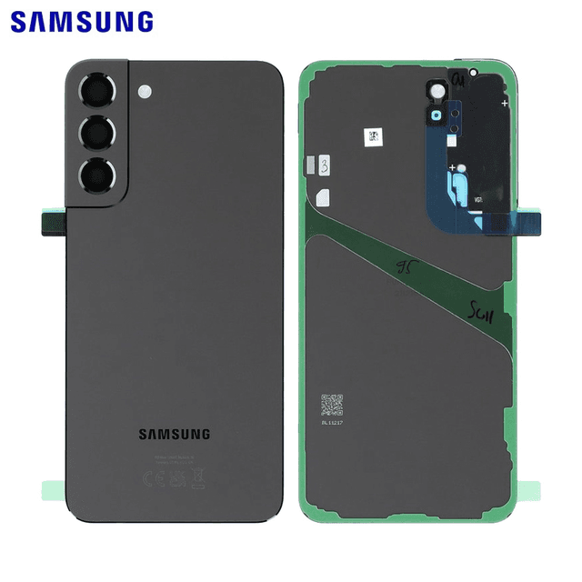Cache Arrière Original Samsung Galaxy S22 Plus S906 GH82-27444A GH82-27445A Noir