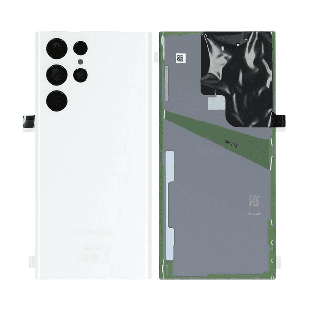 Cache Arrière Premium Samsung Galaxy S22 Ultra S908 Blanc