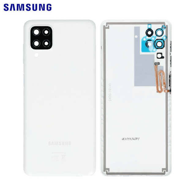 Cache Arrière Original Samsung Galaxy A12 A125 GH82-24487B Blanc